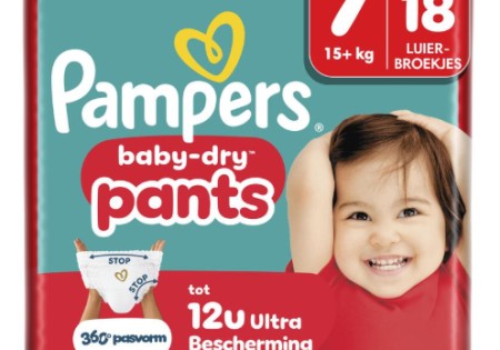 Pampers Baby Dry Pants Luierbroekjes Maat 7 15+ kg 18 stuks