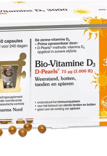 Pharma Nord Bio vitamine D3 75mcg (240 Capsules)