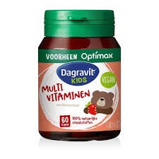 Dagravit Natural Kids Multi Aardbei 60 Dragees