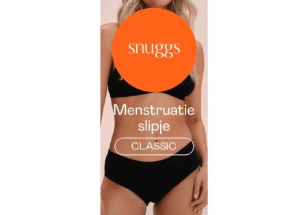 Snuggs menstruatie slipje maat S