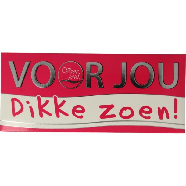 Voor Jou! Wensreep dikke zoen (70 Gram)