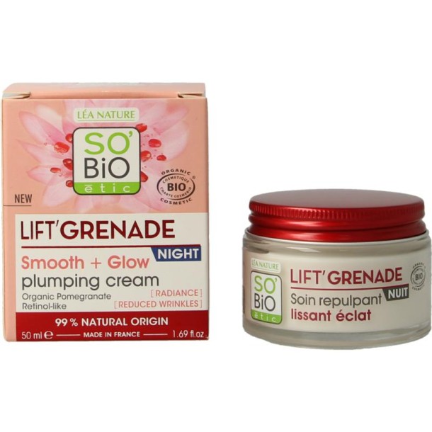 So Bio Etic Lift grenade night cream (50 Milliliter)