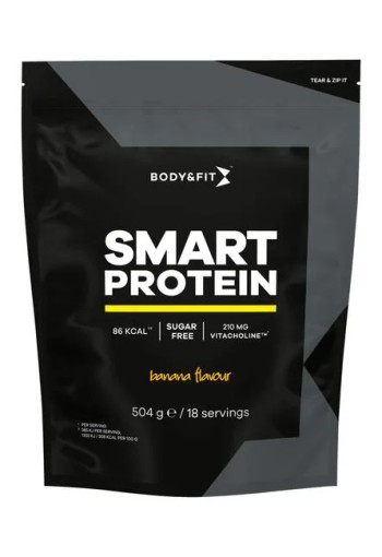 Body & Fit Smart Protein Eiwitpoeder Banana 504 GR