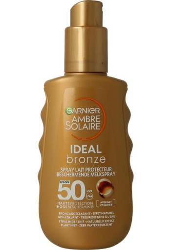 Ambre Solaire Melkspray ideal bronze SPF50 150 Milliliter