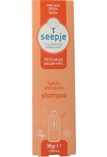 Seepje Shampoo hydrate and nourish navulling 38 Gram