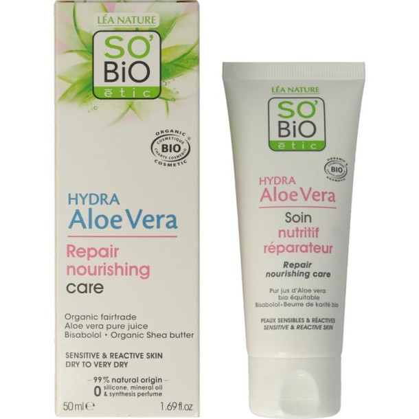 So Bio Etic Aloe vera nourishing care repair (50 Milliliter)