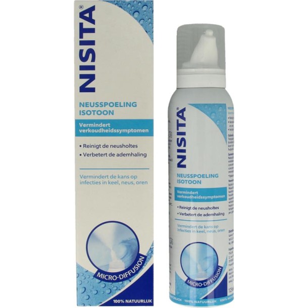 Nisita Neusspoeling isotoon micro diffusion (125 Milliliter)