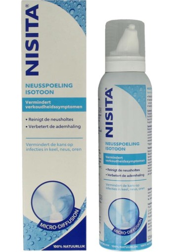 Nisita Neusspoeling isotoon micro diffusion (125 Milliliter)