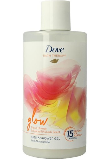 Dove Glow bad & douchegel (400 Milliliter)