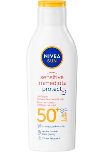 NIVEA SUN Sensitive Immediate Protect Zonnemelk SPF 50+ 200 ML