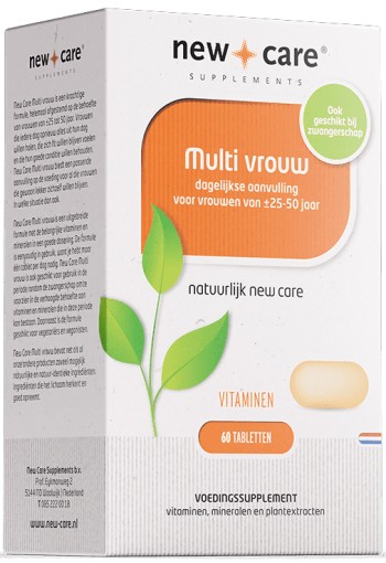 New Care Multi Vrouw 60 Tabletten