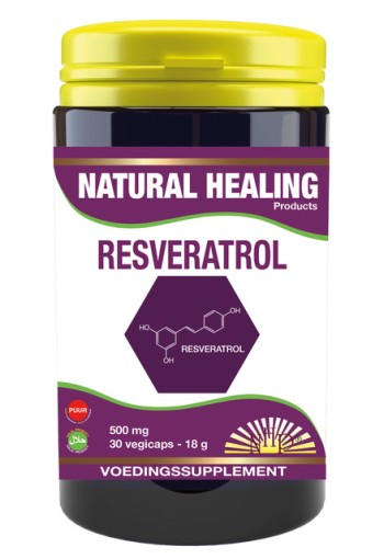 NHP Resveratrol 500mg puur (30 Vegetarische capsules)