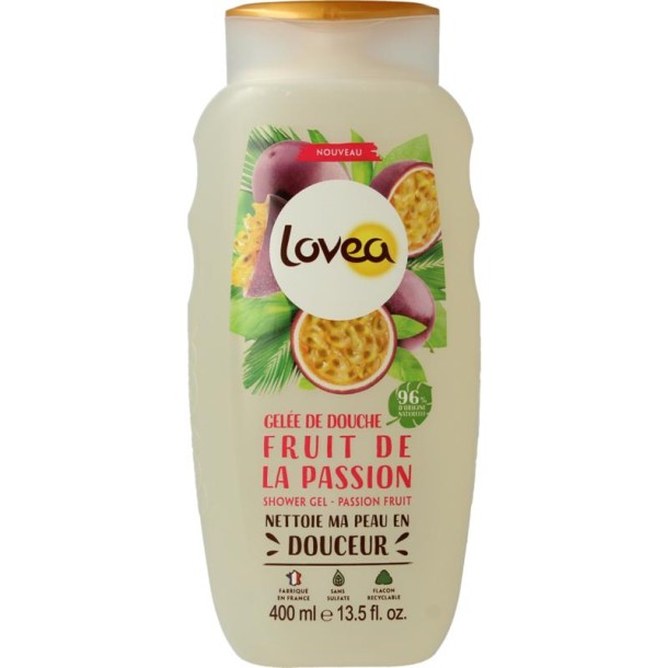 Lovea Showergel passion fruit (400 Milliliter)