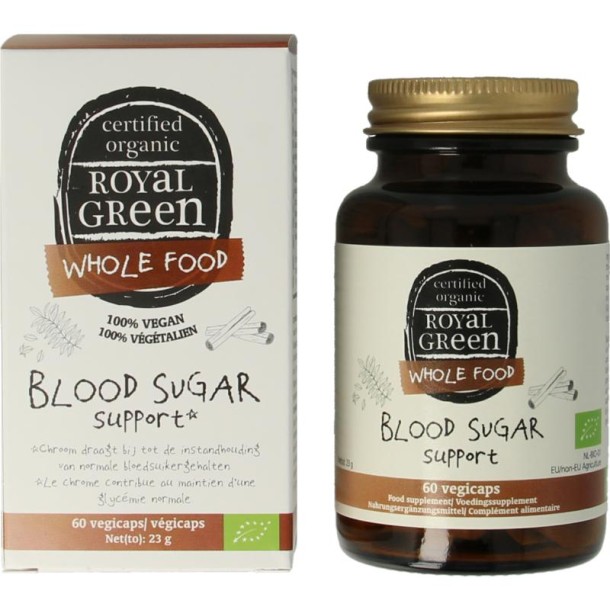 Royal Green Blood sugar support bio (60 Vegetarische capsules)