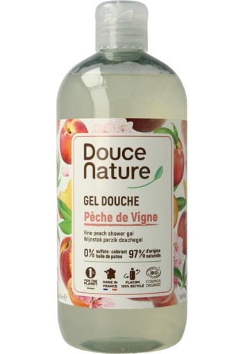 Douce Nature Douchegel perzik (500 Milliliter)