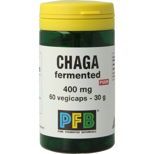 SNP Chaga fermented 400 mg puur (60 Vegetarische capsules)