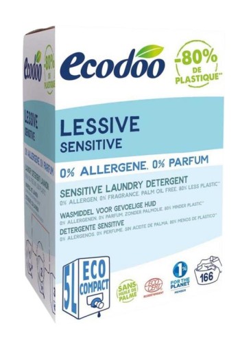 Ecodoo Wasmiddel vloeibaar sensitive eco (5 Liter)