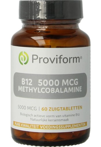 Proviform Vitamine B12 - 5000mcg methylcobalamine (60 Zuigtabletten)