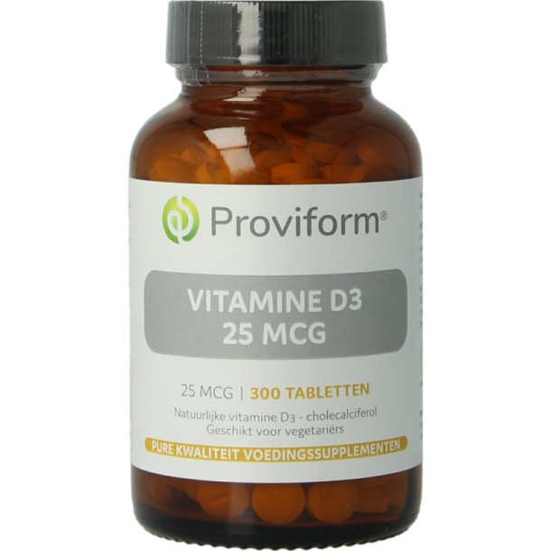 Proviform Vitamine D3 - 25 mcg (1000IE) (300 Tabletten)