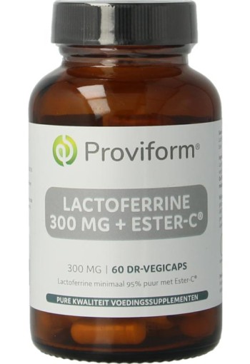 Proviform Lactoferrine puur 300mg + ester C (60 Vegetarische capsules)