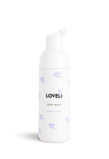 Loveli body wash Poppy Love travel size
