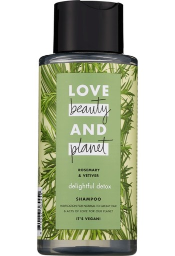 Love Beauty And Planet Delightful Detox Rosemary & Vetiver Shampoo 400ml