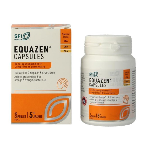 Equazen Equazen capsules omega 3- & 6-vetzuren (60 Capsules)