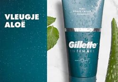 Gillette Intimate 2-In-1 Scheercrème & Reiniger Voor Intieme Zone 177 ML