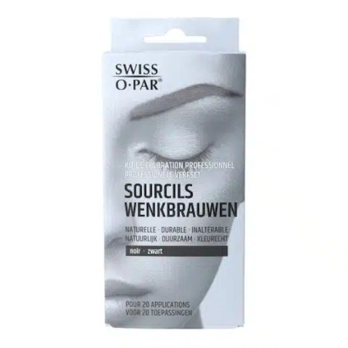 Swiss O-Par Wenkbrauw- & Wimperkleur Zwart