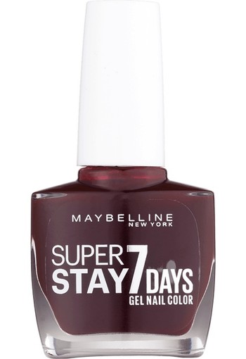 Maybelline Superstay 7 Days Gel Nail Color 287 Midnight Red
