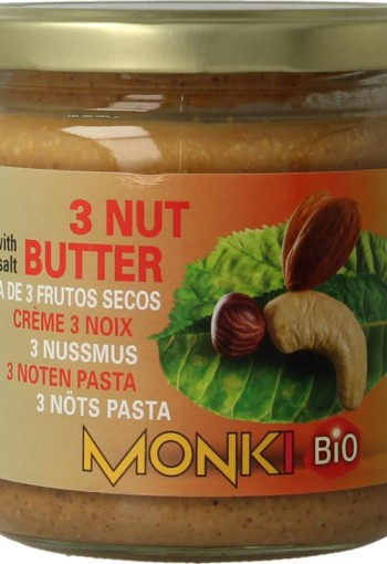 Monki 3 Notenpasta bio (330 Gram)