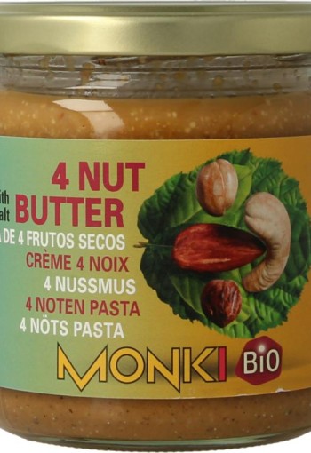 Monki 4 Notenpasta bio (330 Gram)