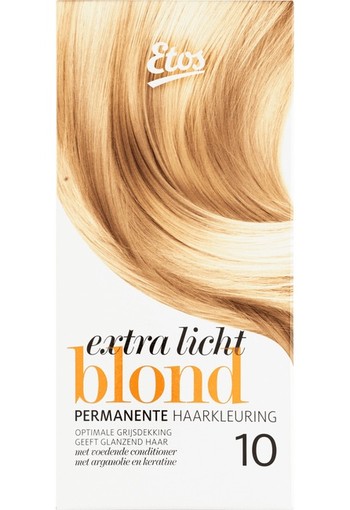 Etos Permanente Haarkleuring 10 Extra Licht Blond 120 ml 