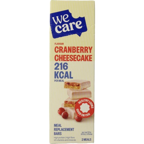 Wecare Meal replacement bars cranberry cheesecake (116 Gram)