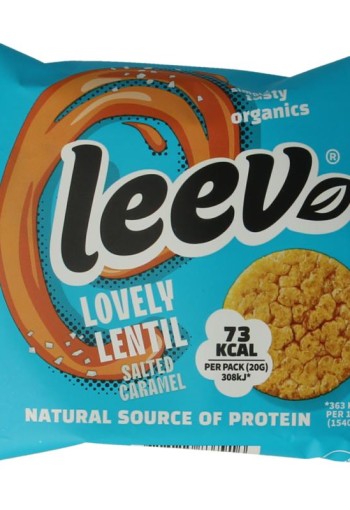 Leev Lovely lentil cakes caramel bio (20 Gram)