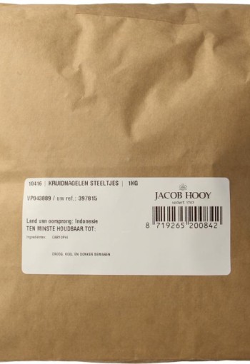 Jacob Hooy Kruidnagel steeltjes (1 Kilogram)