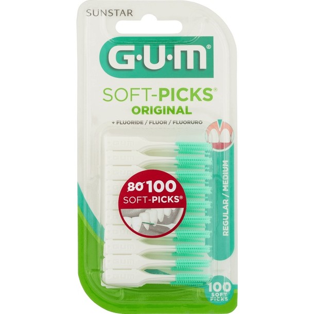 Gum Soft Picks Original Regular 100 stuks