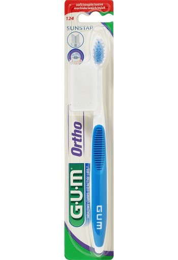Gum Ortho Tandenborstel ( blauw)