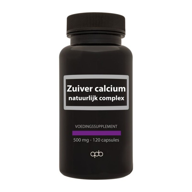 Apb Holland Zuiver calcium natuurlijk complex 500mg (120 Capsules)