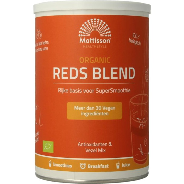 Mattisson Reds blend poeder organic bio (400 Gram)