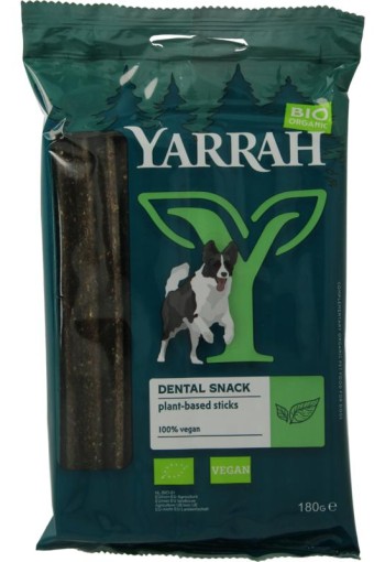 Yarrah Hond plant based dental sticks bio (180 Gram)