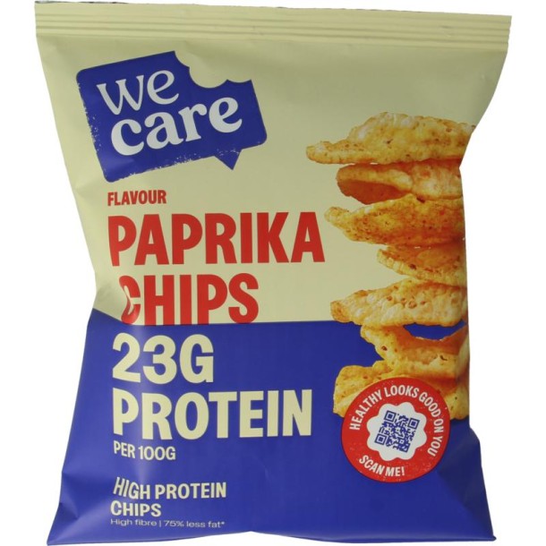 Wecare High protein chips paprika (25 Gram)
