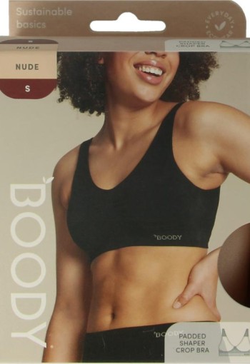 Boody Padded shaper crop bh blush S (1 Stuks)