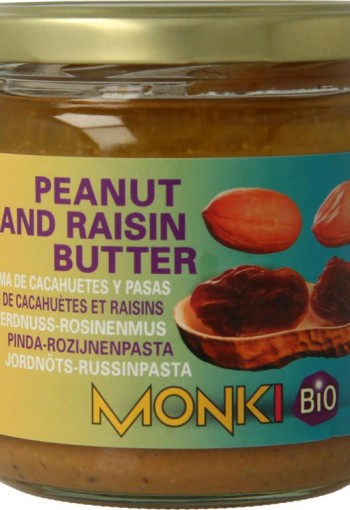 Monki Pinda rozijnenpasta bio (330 Gram)