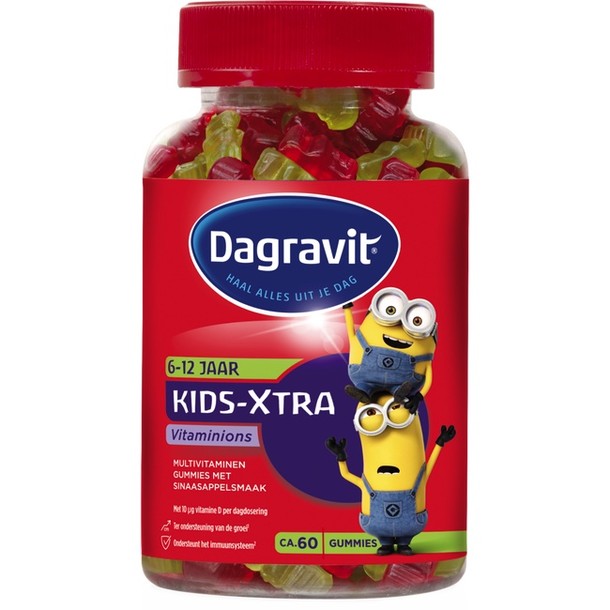 Dagravit Kids-xtra Vitaminions Gums 6+ 60st