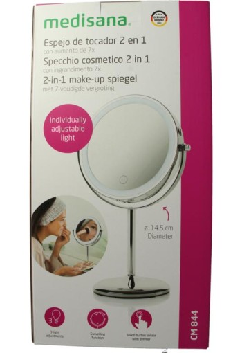 Medisana Cosmeticaspiegel 3 in 1 CM844 (1 Stuks)