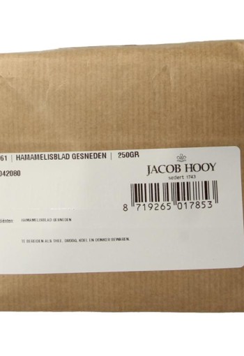 Jacob Hooy Hamamelisblad gesneden (250 Gram)