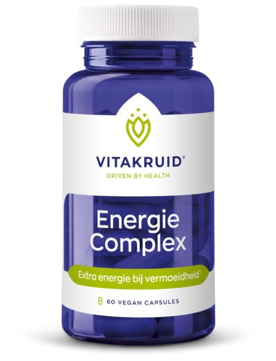 Vitakruid EnergieComplex o.a. groene thee 750 en ginseng 200 (60 Vegetarische capsules)