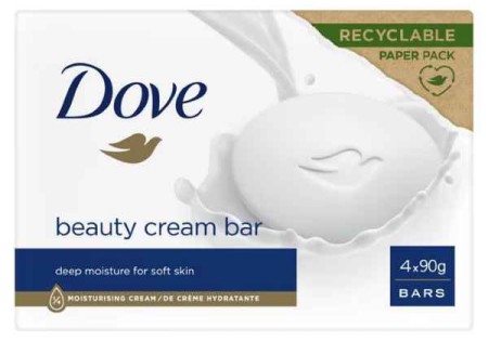 Dove Bar Soap 4p original 360 gram