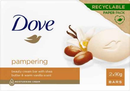 Dove Beauty Cream Sheabutter & Vanille Handzeep Bar 2 x 90 GR